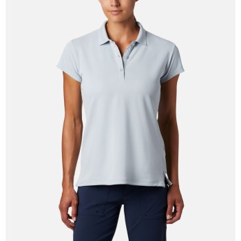 Columbia PFG Innisfree Short Sleeve, Polo Grises Para Mujer | 084236-VTS